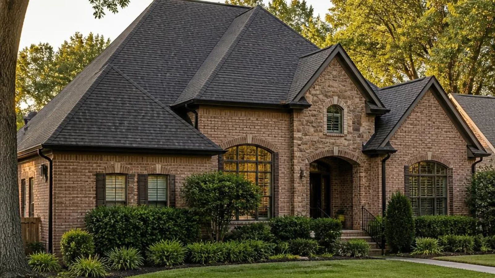 Roof replacement on a home in Arlington, TN